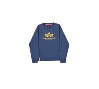 Alpha Industries Basic Big Logo Sweatshirt pour homme Taille S - Bleu/beige