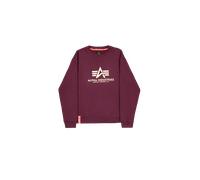 Alpha Industries Basic Big Logo Sweatshirt pour homme Taille S - Rouge