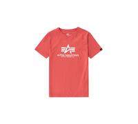 Alpha Industries Basic Big Logo T-Shirt pour femme Taille 16 - Rouge brique