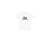 Alpha Industries Basic Big Logo T-Shirt pour homme Taille 2XL - Blanc