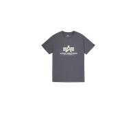 Alpha Industries Basic Big Logo T-Shirt pour homme Taille 2XL - Gris foncé