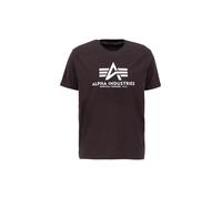 Alpha Industries Basic Big Logo T-Shirt pour homme Taille 2XL - Marron foncé