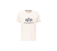 Alpha Industries Basic Big Logo T-Shirt pour homme Taille L - Blanc