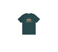 Alpha Industries Basic Big Logo T-Shirt pour homme Taille L - Vert