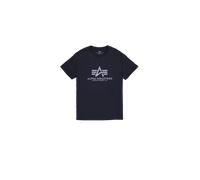 Alpha Industries Basic Big Logo T-Shirt pour homme Taille M - Bleu