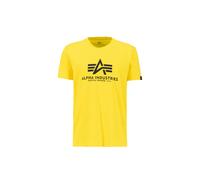 Alpha Industries Basic Big Logo T-Shirt pour homme Taille S - Jaune