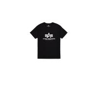 ALPHA INDUSTRIES T-Shirt noir / blanc, Taille S