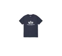 Alpha Industries Basic Big Logo T-Shirt pour homme Taille XL - Bleu marine