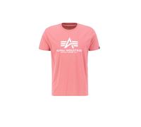Alpha Industries Basic Big Logo T-Shirt pour homme Taille XL - Rouge corail