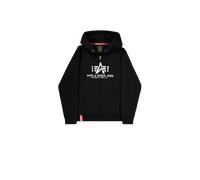 Alpha Industries Basic Big Logo Zip Hoodie pour homme Taille M - Noir