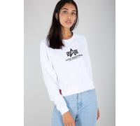 Alpha Industries Basic Boxy Sweatshirt pour femme Taille L - Blanc