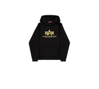 Alpha Industries Basic Carbon Hoodie pour homme Taille 3XL - Noir/Or