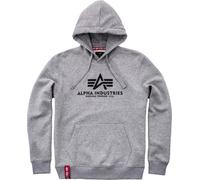 Alpha Industries Basic Chandail à capuchon, gris, taille S pour homme