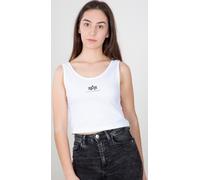 Alpha Industries Basic Crop SL Débardeur dames, blanc, taille XL pour femmes