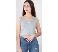Alpha Industries Basic Crop SL Débardeur dames, gris, taille L pour femmes