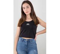 Alpha Industries Basic Crop SL Débardeur dames, noir, taille S pour femmes