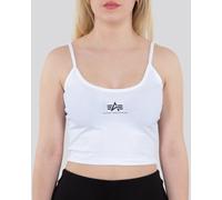 Alpha Industries Basic Crop SL Top dames, blanc, taille XL pour femmes