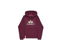 Alpha Industries Basic Hoodie Sweatshirt à Capuche, Dark Cherry, L Homme