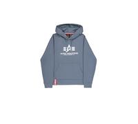 Alpha Industries Basic Hoodie Sweatshirt à Capuche, Denim Blue, XL Homme
