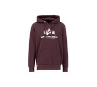 Alpha Industries Basic Hoody pour Hommes Deep Maroon M