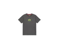 Alpha Industries Basic Mid Logo T-Shirt pour homme Taille 2XL - Gris