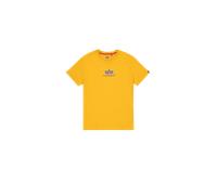 Alpha Industries Basic Mid Logo T-Shirt pour homme Taille L - Jaune
