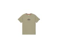 Alpha Industries Basic Mid Logo T-Shirt pour homme Taille L - Vert olive