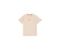 Alpha Industries Basic Mid Logo T-Shirt pour homme Taille M - Beige