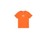 Alpha Industries Basic Mid Logo T-Shirt pour homme Taille M - Orange