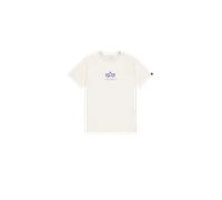 Alpha Industries Basic Mid Logo T-Shirt pour homme Taille S - Blanc