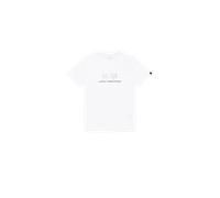 Alpha Industries Basic Mid Logo TPU T-Shirt pour homme Taille S - Blanc