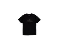 Alpha Industries Basic Mid Logo TPU T-Shirt pour homme Taille XS - Noir/or