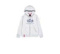 Alpha Industries Basic Puff Print Camo Zip Hoodie pour homme Taille 3XL - Gris