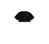 Alpha Industries Basic Small Logo Cropped PP T-Shirt pour femme Taille M - Noir