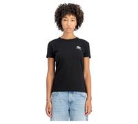 Alpha Industries Basic Small Logo Femmes T-Shirt Noir M