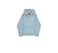 Alpha Industries Basic Small Logo Hoodie pour homme Taille S - Gris-bleu