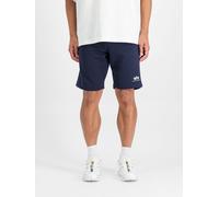 Alpha Industries Basic Small Logo II Shorts pour homme Taille M - Bleu foncé
