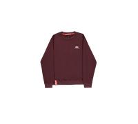 Alpha Industries Basic Small Logo Sweatshirt pour homme Taille 2XL - Rouge foncé
