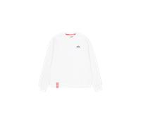 Alpha Industries Basic Small Logo Sweatshirt pour homme Taille 4XL - Blanc