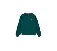 Alpha Industries Basic Small Logo Sweatshirt pour homme Taille M - Vert