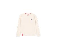 Alpha Industries Basic Small Logo Sweatshirt pour homme Taille XS - Blanc