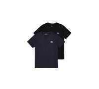 Alpha Industries Basic Small Logo T-Shirt 2 Pack pour homme Taille S -