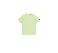ALPHA INDUSTRIES Basic Small Logo T-Shirt, Citron Vert Arctique, L Hommes