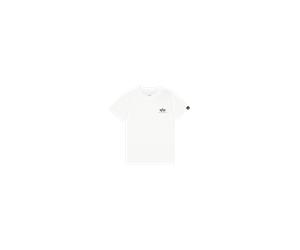 Alpha Industries Basic Small Logo T-Shirt pour femme Taille 8 - Blanc