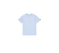 Alpha Industries Basic Small Logo Short Sleeve T-shirt Bleu M Homme