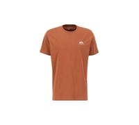 Alpha Industries Basic Small Logo T-Shirt pour homme Taille M - Marron