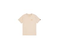 Alpha Industries Basic Small Logo T-Shirt pour homme Taille S - Beige