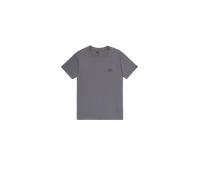 Alpha Industries Basic Small Logo T-Shirt pour homme Taille XL - Gris foncé/Noir