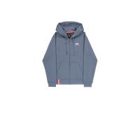 Sweatshirt à capuche zippé avec petit logo Alpha Industries Basic Bleu 3XL
