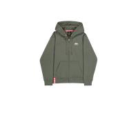 Alpha Industries Basic Small Logo Zip Hoodie pour homme Taille M - Vert